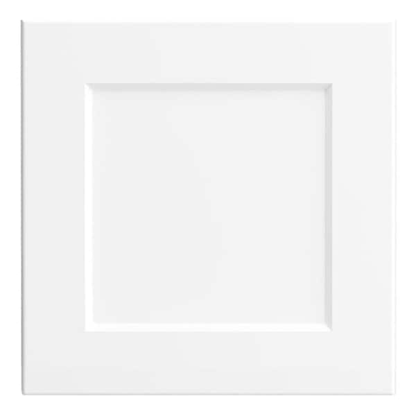 Designer Series Melvern 12 in. W x 0.75 in. D x 12 in. H in White Cabinet Door Sample