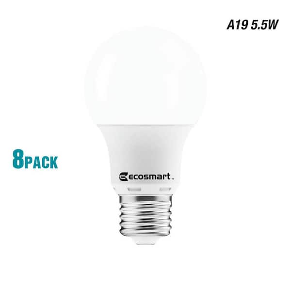 Philips 60W Equivalent A19 Soft White  2700K  Non-Dimmable LED Light Bulb 2 Pack