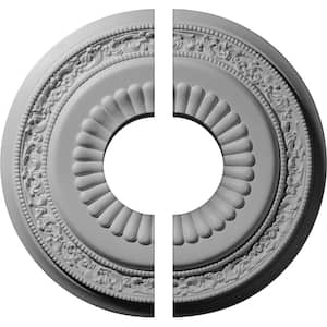 20-5/8 in. x 6-1/4 in. x 1-3/8 in. Lauren Urethane Ceiling Medallion, 2-Piece (Fits Canopies up to 6-1/4 in.)