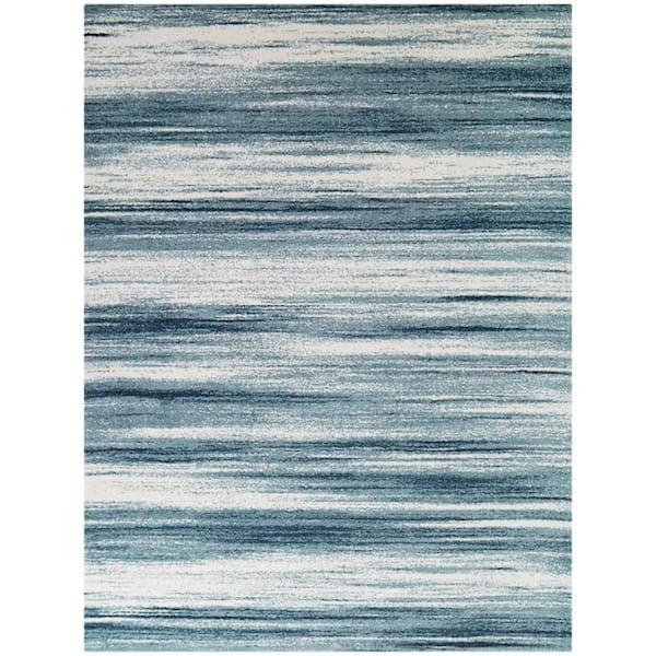 BALTA Yelena Blue 8 ft. x 10 ft. Abstract Area Rug
