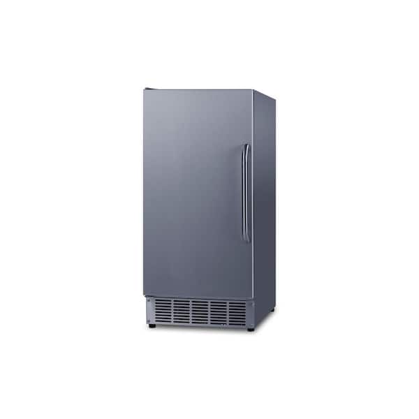 14.5 in. 50 lbs. Half Size Cubes Built-In Ice Maker in Stainless Steel, ADA Compliant