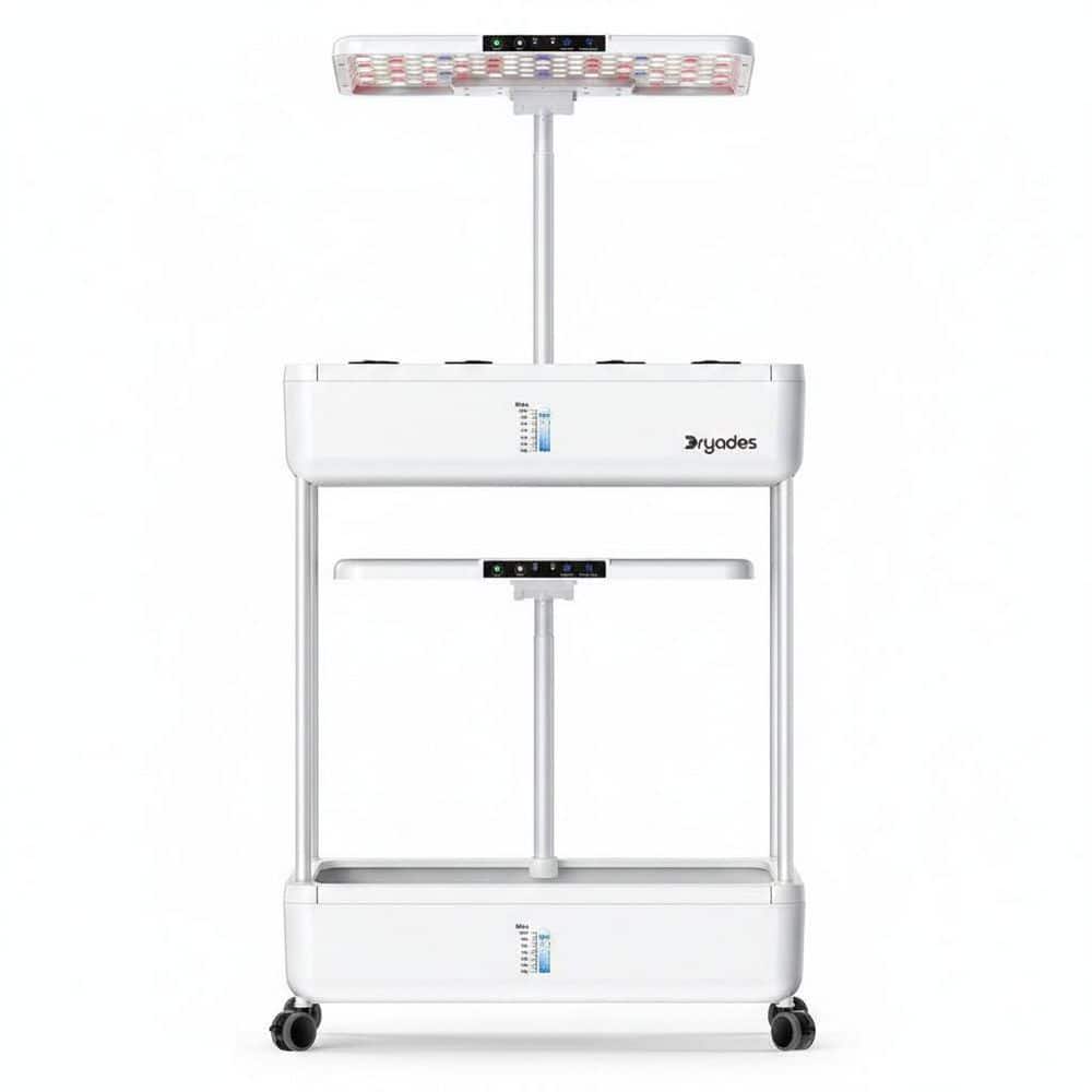 Dryades 44-Pod 2-Tier Hydroponic Growing System, Indoor Starter