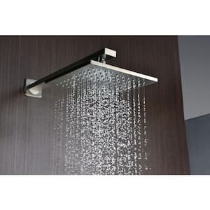 Mezzo Series 1-Handle 1-Spray Tub and Shower Faucet in Brushed Nickel (Valve Included)