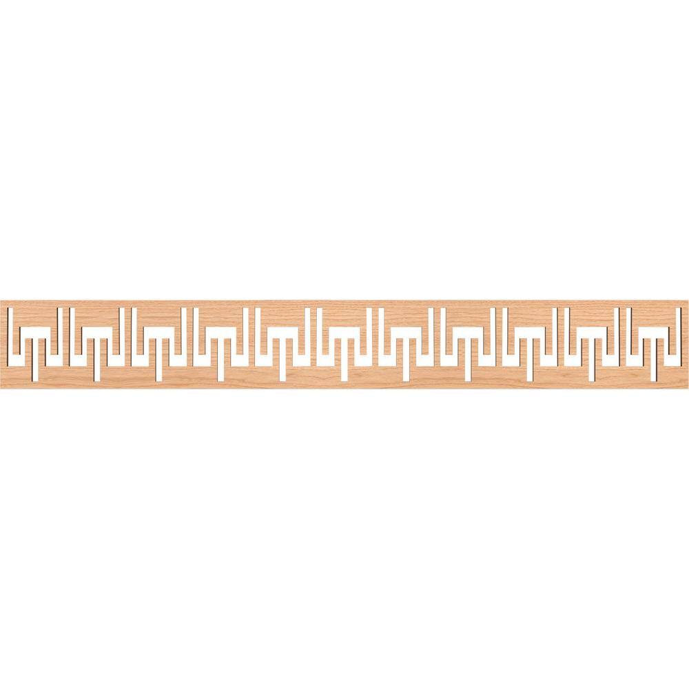 Victory Fretwork 0.25 in. D x 46.5 in. W x 6 in. L Hickory Wood Panel Moulding price history on PriceWatchPro