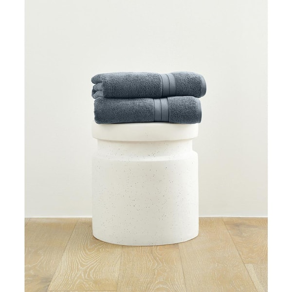 6pc Antimicrobial Nuage Cotton Tencel Blend Towel Set Gray - Beautyrest