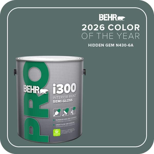 1 Gal. #N430-6A Hidden Gem Semi-Gloss Interior Paint
