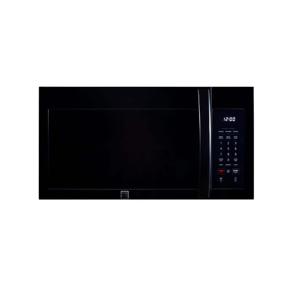 1.7 cu. ft. 1000-Watt Over-the-Range Microwave with 2-Speed Vent Fan and LED Lighting, Black price history on PriceWatchPro