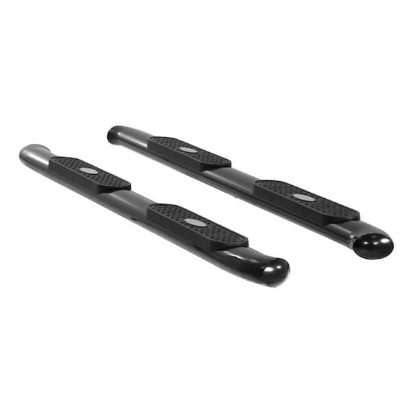 Aries 4-Inch Oval Black Steel Nerf Bars, Select Chevrolet Silverado, GMC Sierra 1500, 2500, 3500 HD