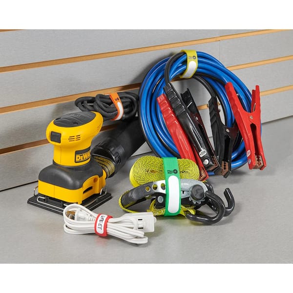 Premium Cinch Straps - Reusable Hook & Loop Tie Down Fastener Straps for  Cables, Extension Cords, Organizing – Nylon Webbing Multipurpose Adjustable