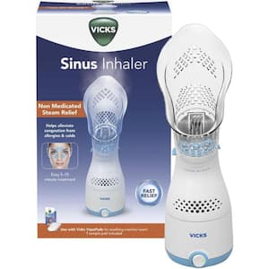 5.16 x 5.16 x 8.58 Personal Sinus Inhaler for Congestion Relief and Coughs Soft Face Mask for Targeted Steam