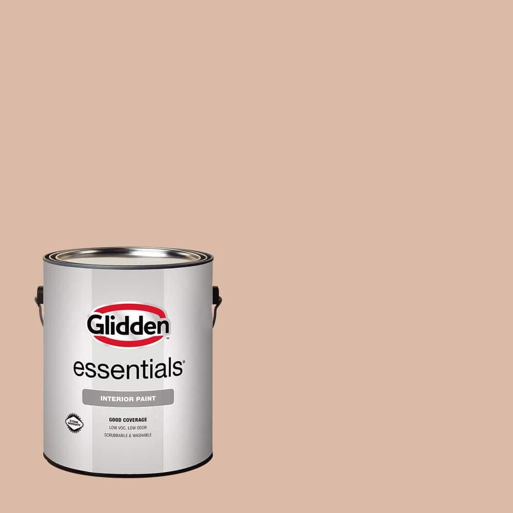 Glidden Essentials 1 gal. PPG1071-4 Cinnamon Ice Semi-Gloss