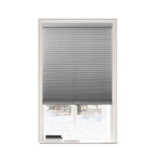 Gray Polyester 46 in.W x 72 in.L Light Filtering Cordless POSH Honeycomb Cellular Shade