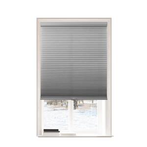 Gray Cordless Light Filtering Polyester Posh Cellular Shades 30 in. x 72 in.