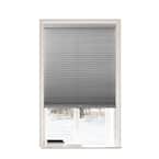 Gray Cordless Light Filtering Polyester Posh Cellular Shades 60 in. x 72 in.