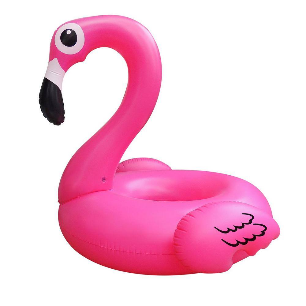 pink flamingo blow up pool toy
