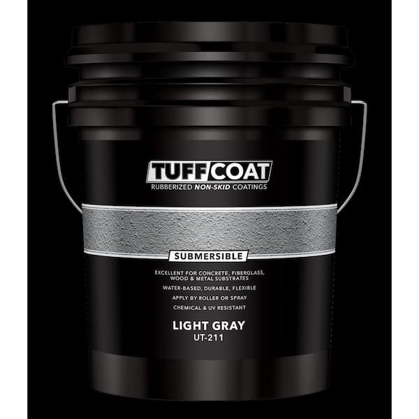 TUFF COAT UT-211 5-Gl Light Gray Interior/Exterior, Concrete/Wood/Fiberglass/Metal Paint