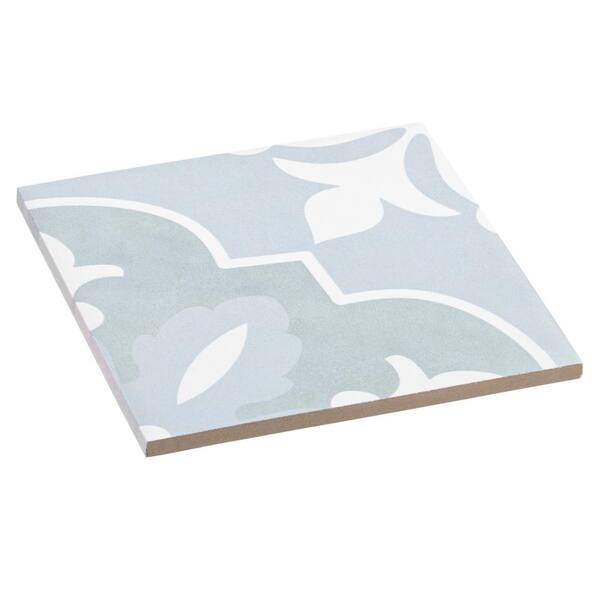 Occitan Umbria Square 6 in. x 6 in. Matte Porcelain Wall Tile Sample