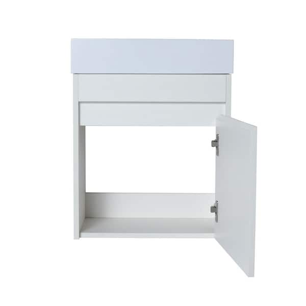 HBEZON 24 in. W x 18 in. D x 20.5 in. H Single Sink Bath Vanity in