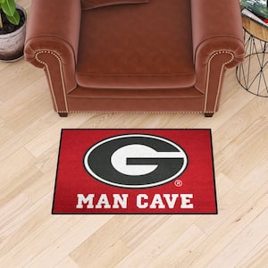 University of Georgia Red Man Cave 2 ft. x 3 ft. Area Rug