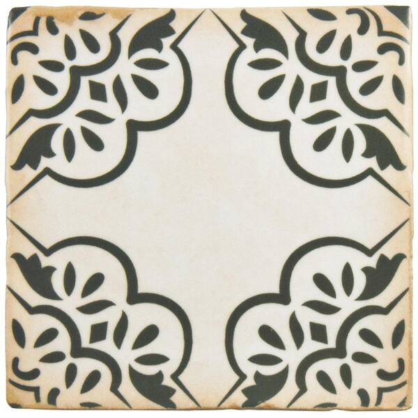 Merola Tile Archivo Ornate Encaustic 4-7/8 in. x 4-7/8 in. Ceramic Floor and Wall Tile (5.84 sq. ft. / case)