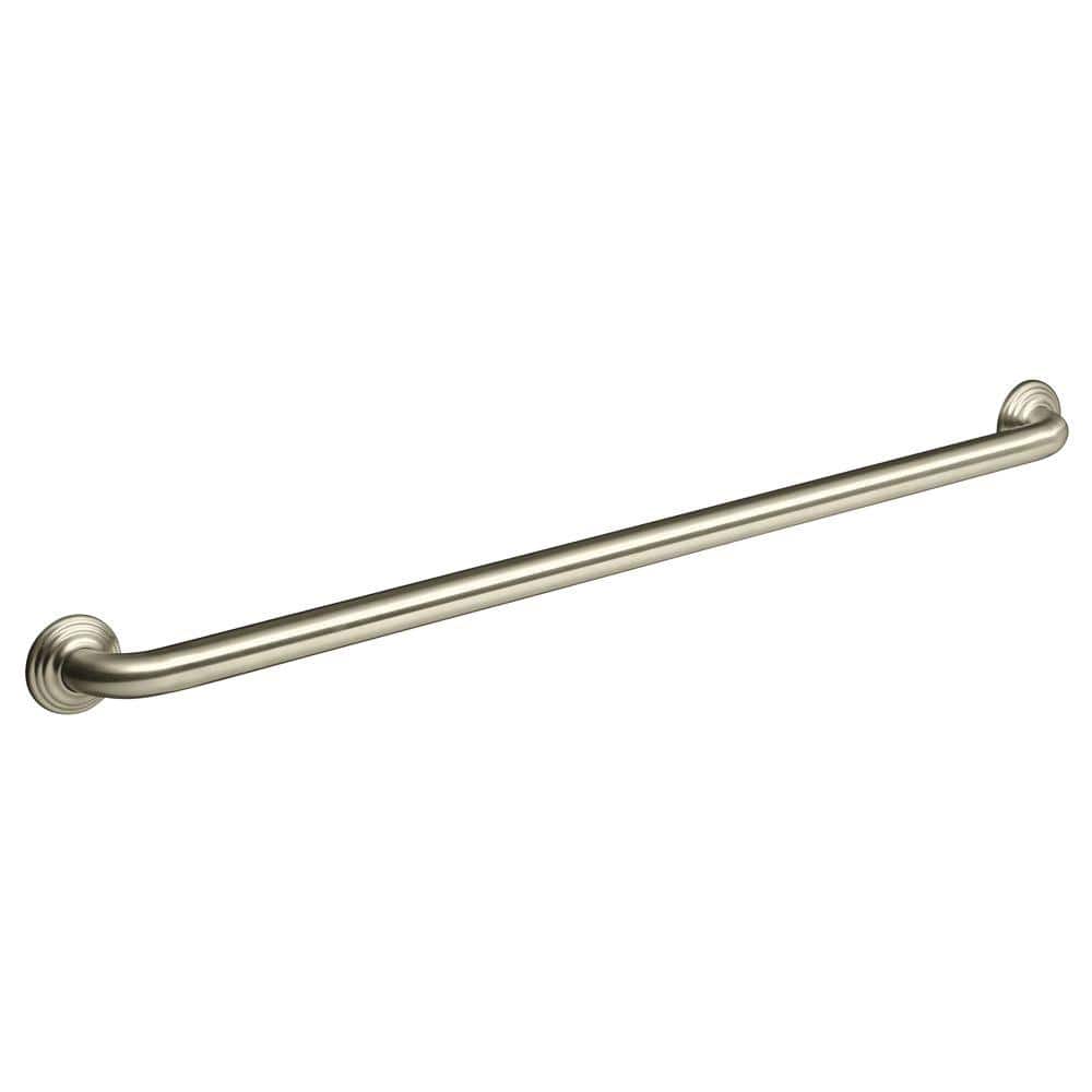 KOHLER Traditional 36 in. Concealed Screw Grab Bar in Vibrant Brushed