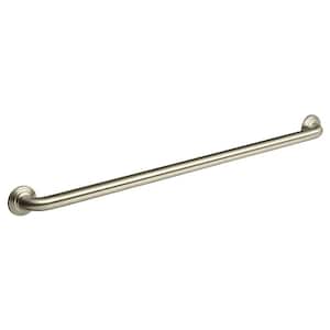 Traditional 36 in. Concealed Screw Grab Bar in Vibrant Brushed Nickel