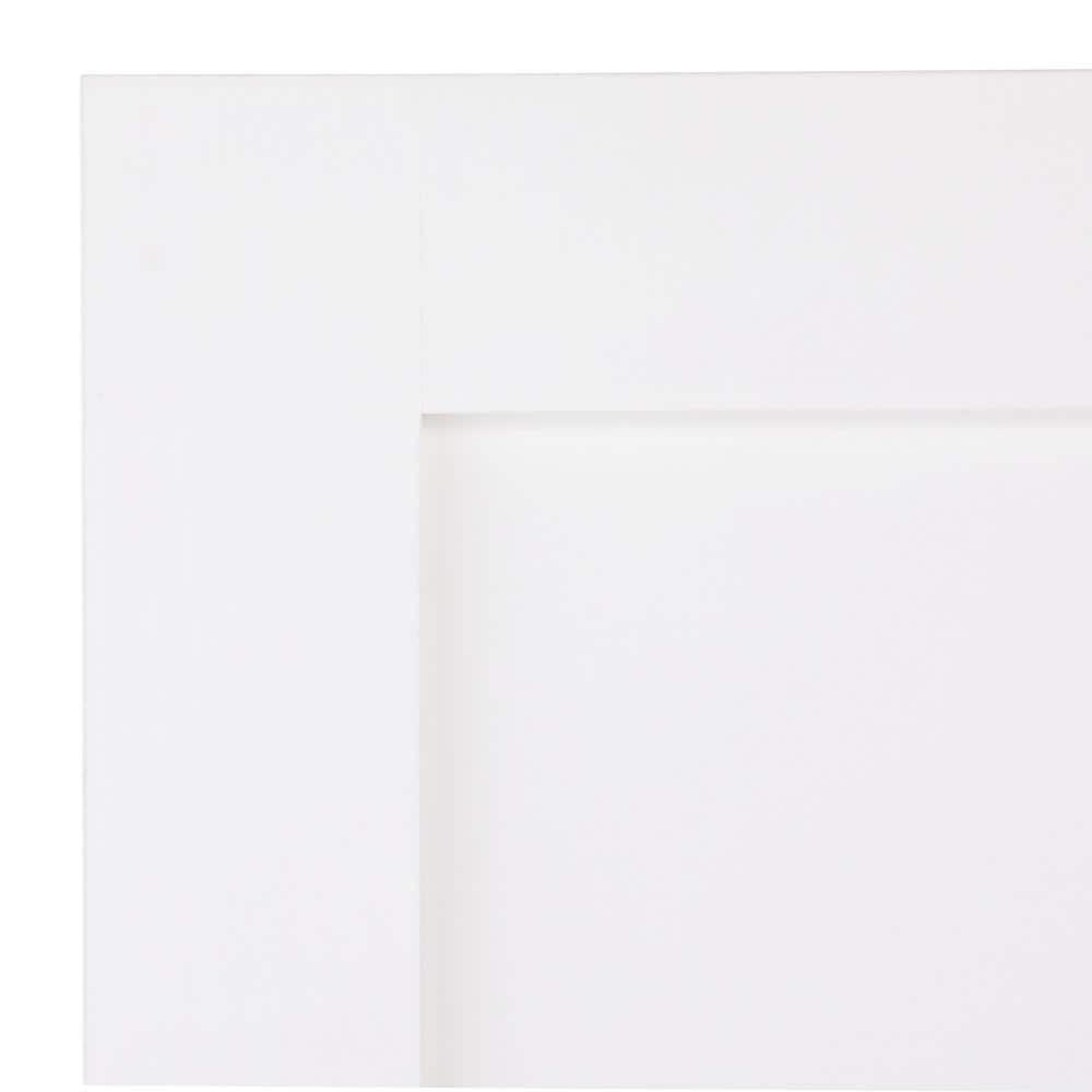 Primed White Solid Wood Shaker Panel Door 32" x 80"