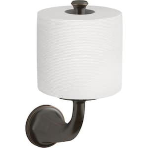 Refined Vertical Toilet Paper Holder in Oil Rubbed Bronze