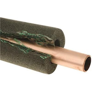 1 in. x 3/8 in. Thick Wall x 6 ft. Self Seal Tubular Poly Foam Pipe Insulation