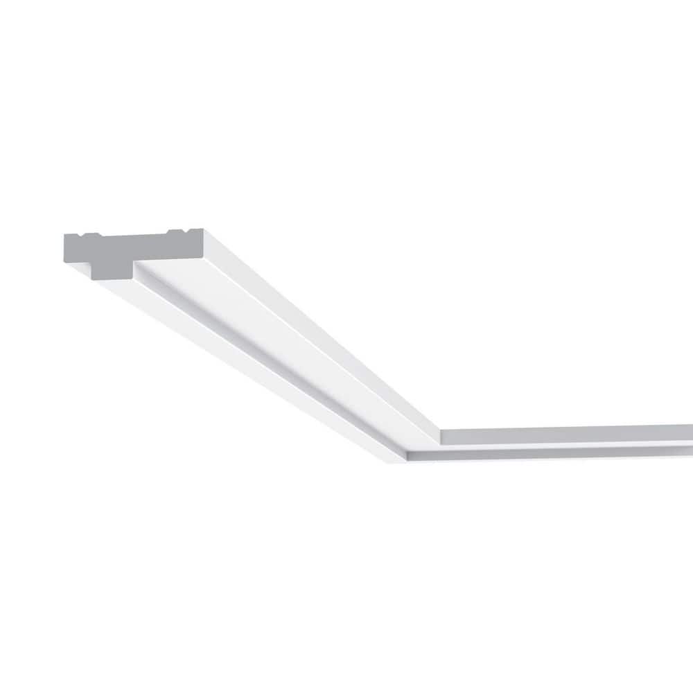 Primed White Polystyrene Crown Moulding Set of 7
