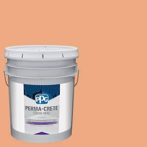 Color Seal 5 gal. PPG1198-4 Orange Liqueur Satin Interior/Exterior Concrete Stain