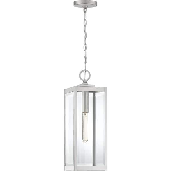 Quoizel Westover 1-Light Silver Outdoor Pendant Light