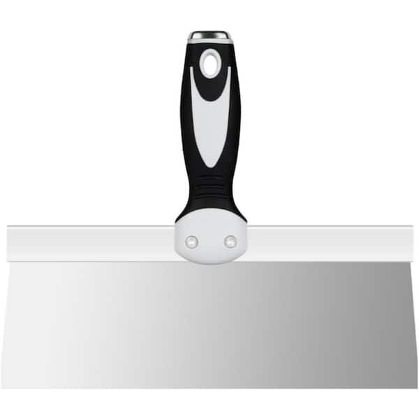 KIWDZFU 10 in. Stainless Steel Joint Taping Knife Plastering Tool for Taping and Filling