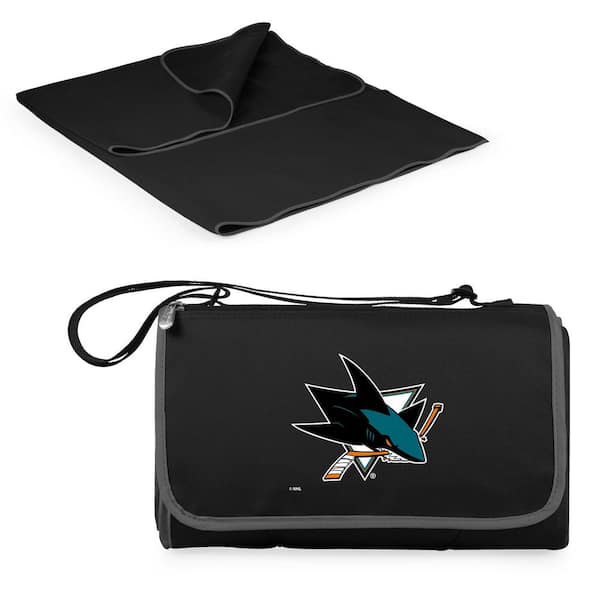 San Jose Sharks Black Outdoor Picnic Blanket