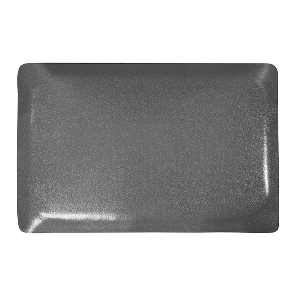 Rhino Anti-Fatigue Mats Rhino Hide Grey 24 in. x 96 in. Anti-Fatigue Mat