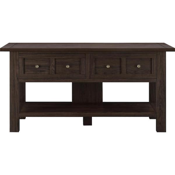 Altra Furniture Pillars Apothecary Cherry Entertainment Center