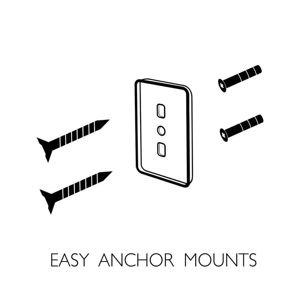 Satin Nickel 3.5" Steel Door Hinges with Screws, 3-Pack