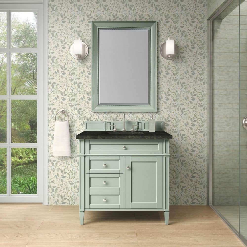 Brittany 36.0 in. Single Bath Vanity in Sage Green with Phantome Engineered Composite Top price history on PriceWatchPro