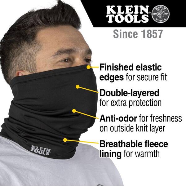 Pack of 3 Face Covering Neck Gaiter Elastic and Microfiber