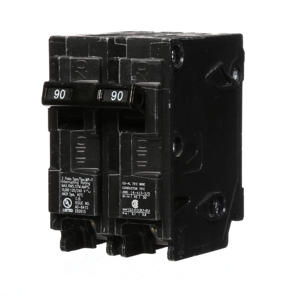 Murray 90 Amp Double Pole Type Mp Circuit Breaker Mp290 The Home Depot