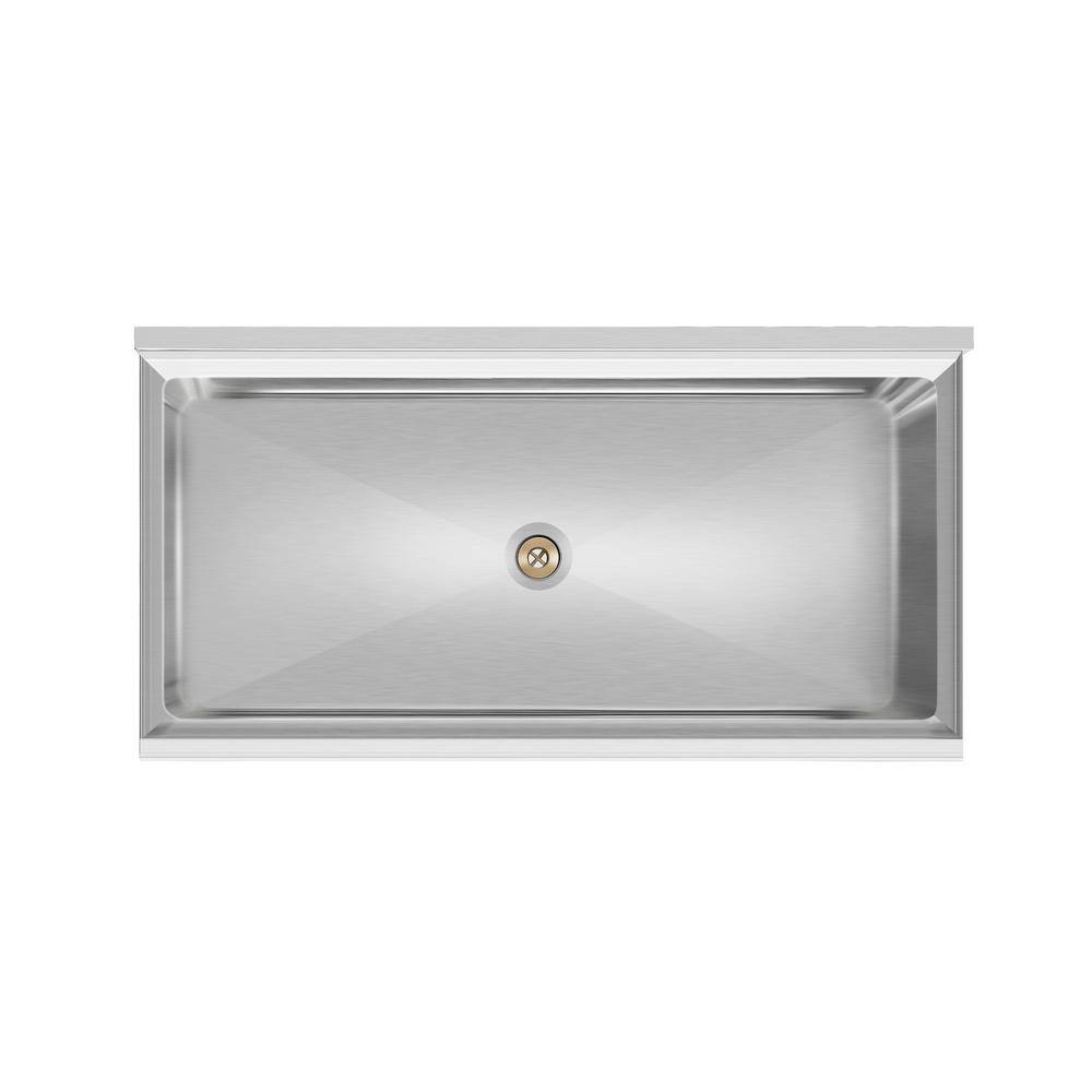 36" Stainless Steel Commercial Underbar Ice Bin with Sliding Lid