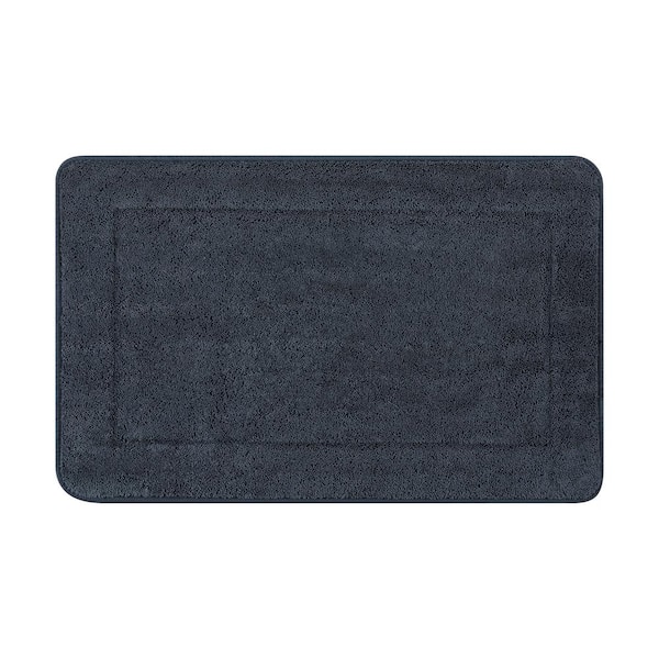 A1 Home Collections A1HC Feather Touch Quick Dry 20 in. x 33 in. Sharkskin  Grey Solid 100% Organic Cotton 900 GSM Rectangle Bath Mat A1HCBM-GreyNW -  The Home Depot