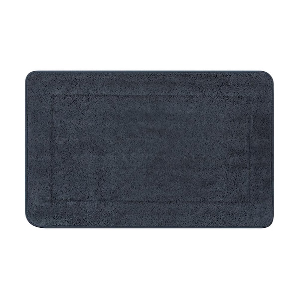 Caicos Aqua 20 in. x 32 in. Memory Foam 2-Piece Bath Mat Set