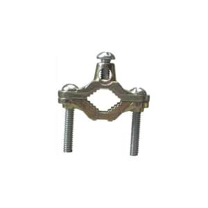 1/2 in. X 1 in. Ground Clamp - Brass (25-Pack)