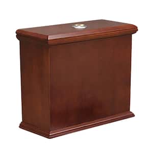 Lowboy 1.6 GPF Dual Flush Corner Toilet Tank with Gravity Fed Technology in Brown