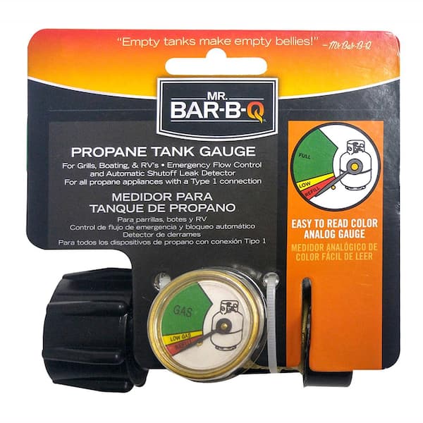 LP Gas Tank Level Gauge with Leak Detector and Analog Gauge