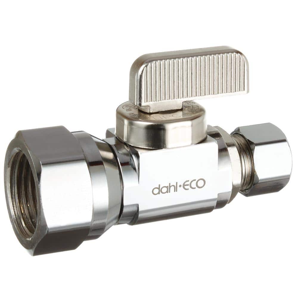 1/2 in. FIP Inlet x 3/8 in. Compression Outlet 1/4-Turn Straight Stop price history on PriceWatchPro