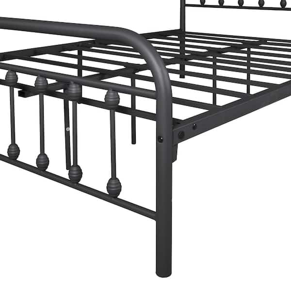Full Size Black Metal Bed Frame