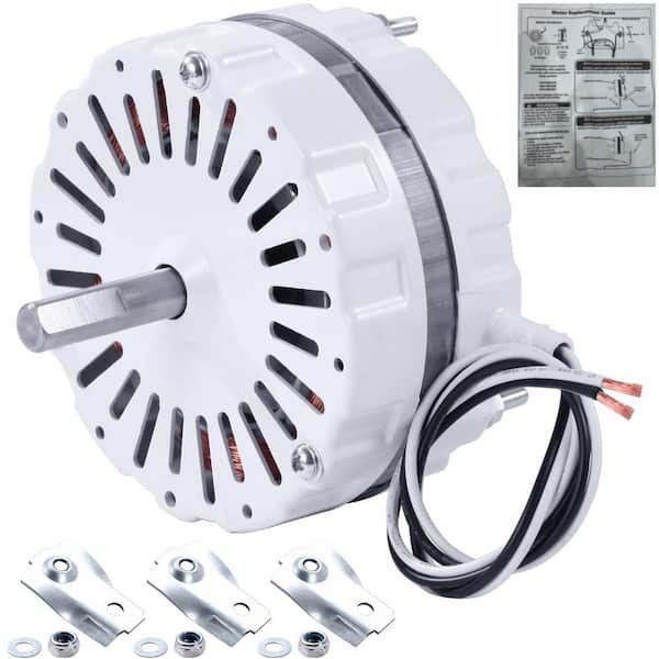 Attic Fan Replacement Motor Kit with F0510B2944 Motor, Mounting Wings, Nylon Locking Nuts, for Ventilation