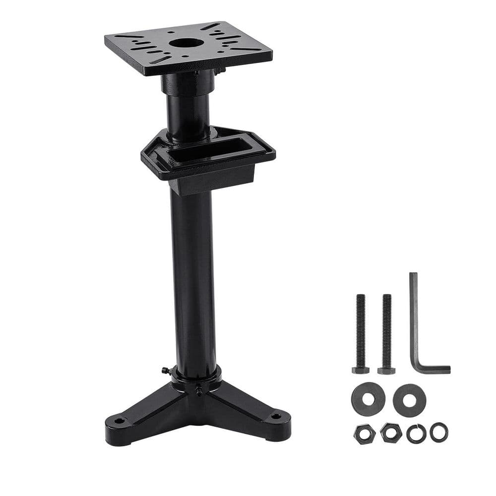 Bench Grinder Stand, Heavy-Duty Bench Grinder and Vise Floor Pedestal with 10.6 in. x 10.6 in. Mounting Plate price history on PriceWatchPro